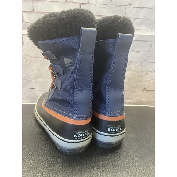Sorel Winter Boots Nylon Upper Rubber Base Insulated SZ 7 US Great Cond. main image 6